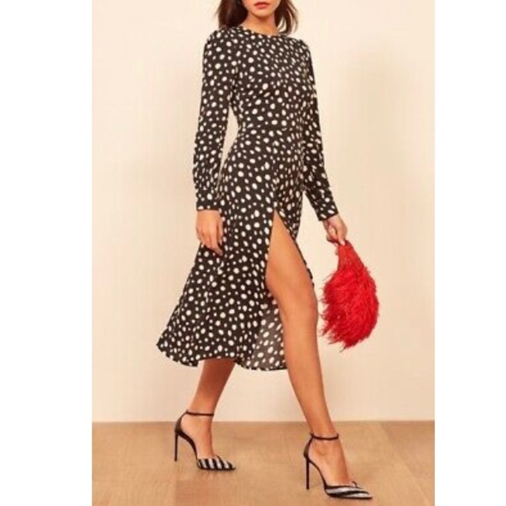 Reformation Tiger Print Creed Dress Size 4